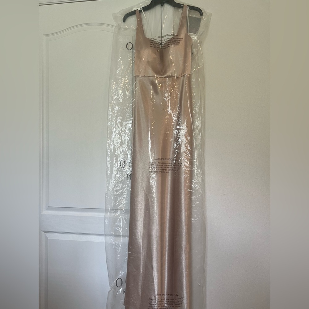 Jenny Yoo Champagne Satin Wedding Dress